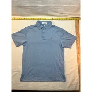 Peter Millar Men’s Medium Light Blue Polo The Old Course St. Andrews Links